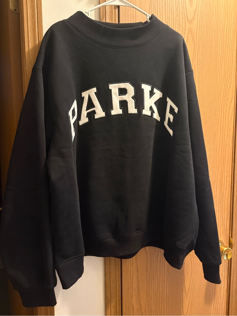 Parke black mockneck